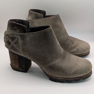 Sorel Heeled Boots Ankle Booties